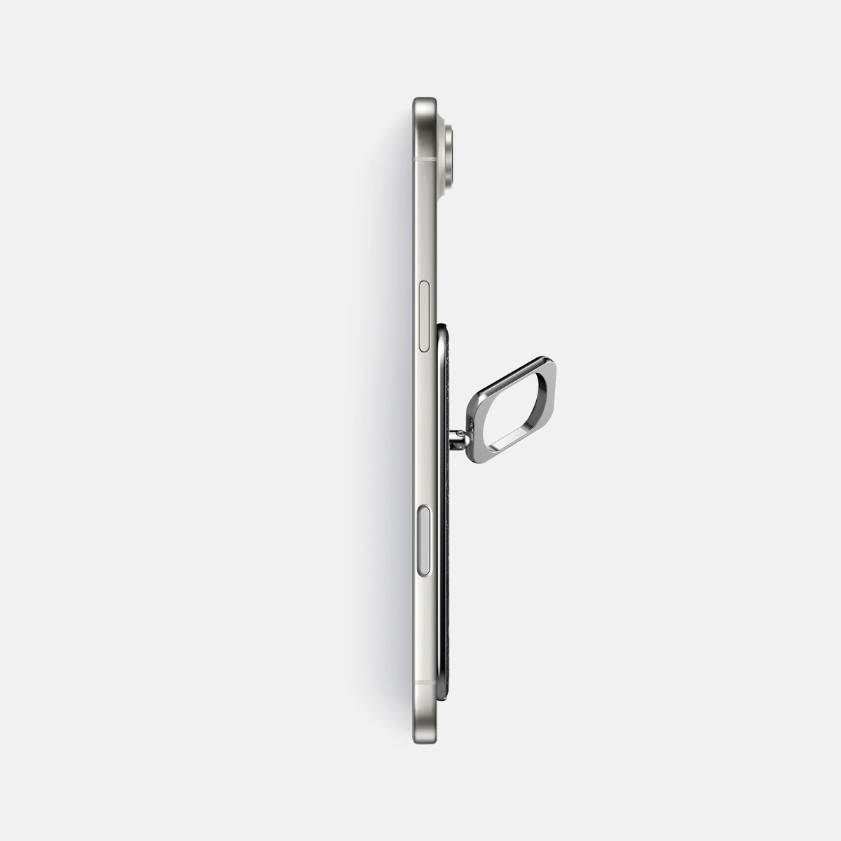 MagSafe Ring For iPhone 17 Air In Ostrich -3 | Black-Steel