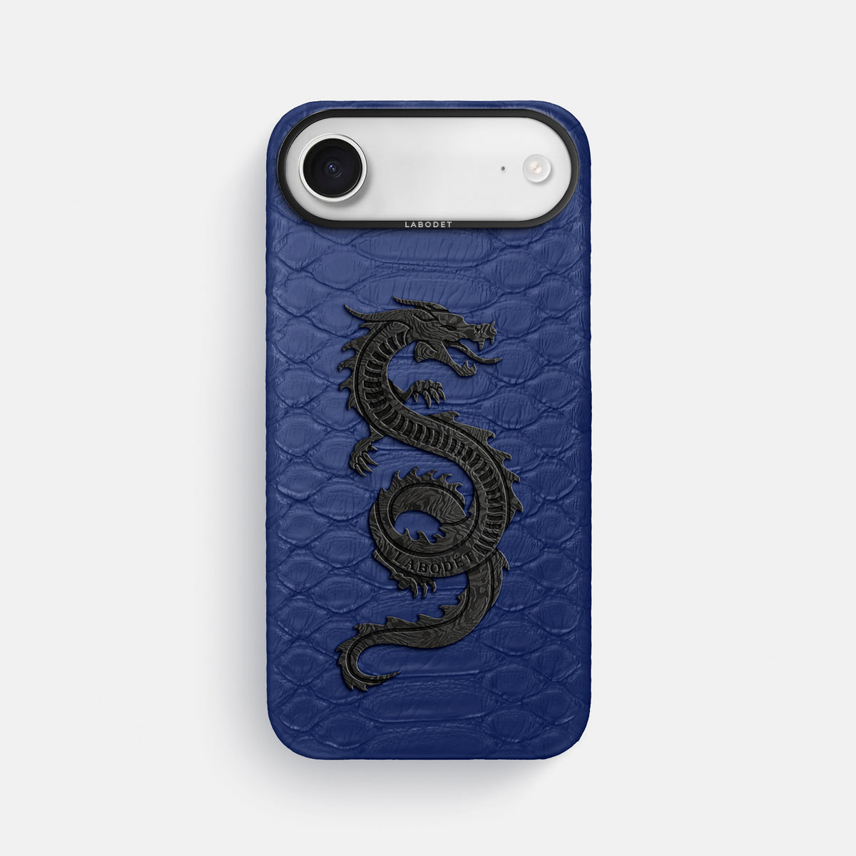 Classic Case With Carbon Dragon For iPhone 17 Air In Python -1 | Royal-Blue-Black