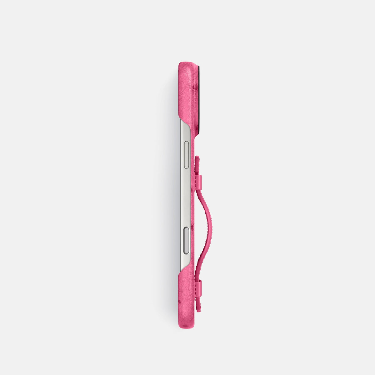 Handle Case For iPhone 18 Pro In Ostrich -3 | Pink-Black