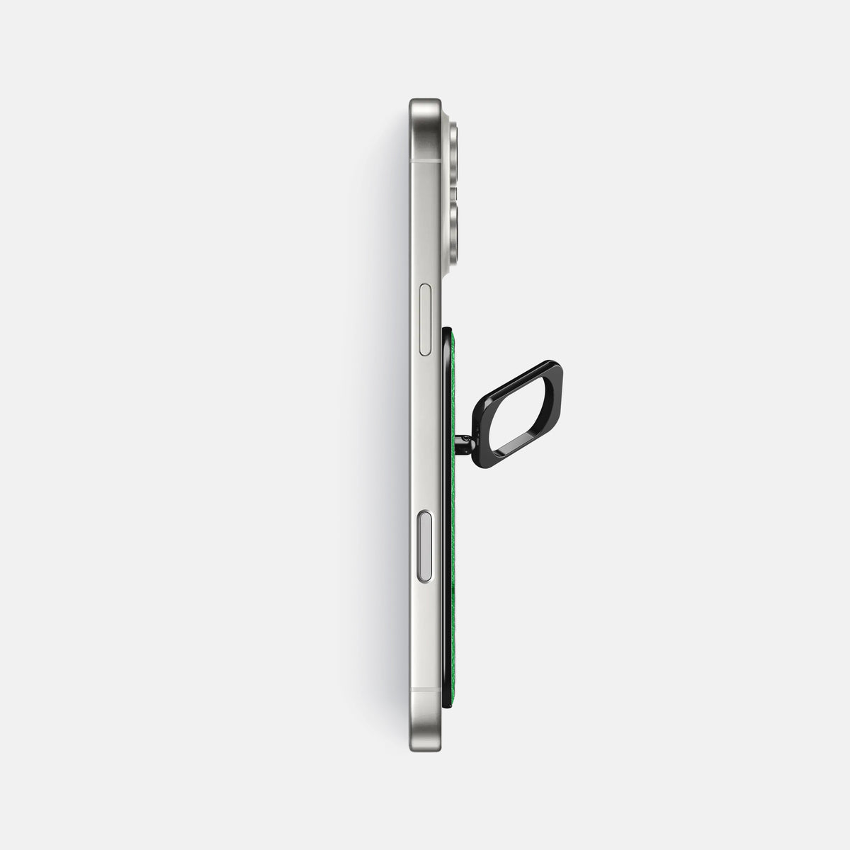 MagSafe Ring For iPhone 17 Pro Max In Ostrich -3 | Kentucky-Green-Black