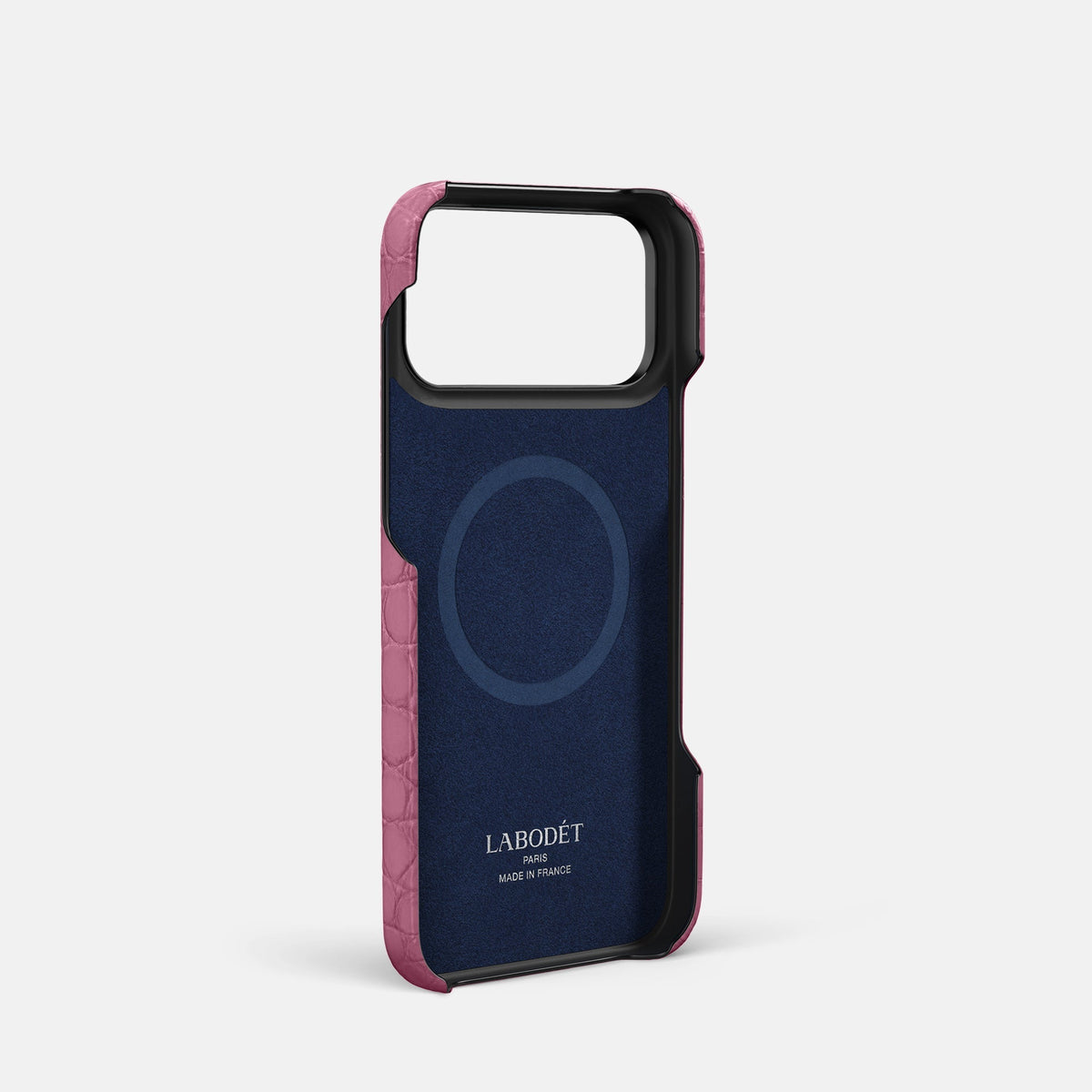 Handle Case For iPhone 18 Pro In Alligator -4 | Pink-Lagoon-Black