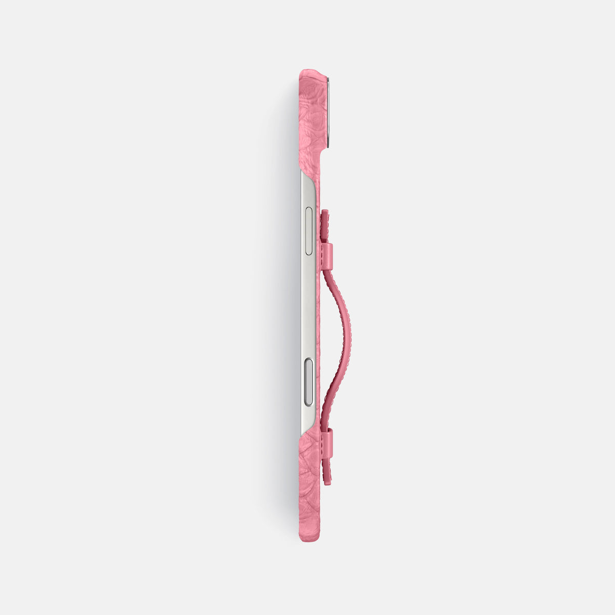 Handle Case For iPhone 17 Air In Python -3 | Pink-Steel
