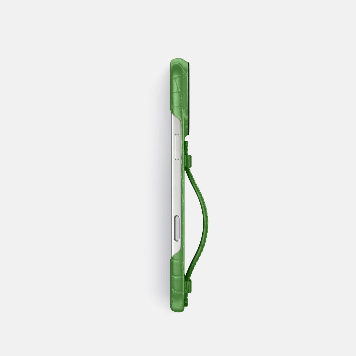 Center Handle For iPhone 17 Pro In Alligator -3 | Apple-Green-Black