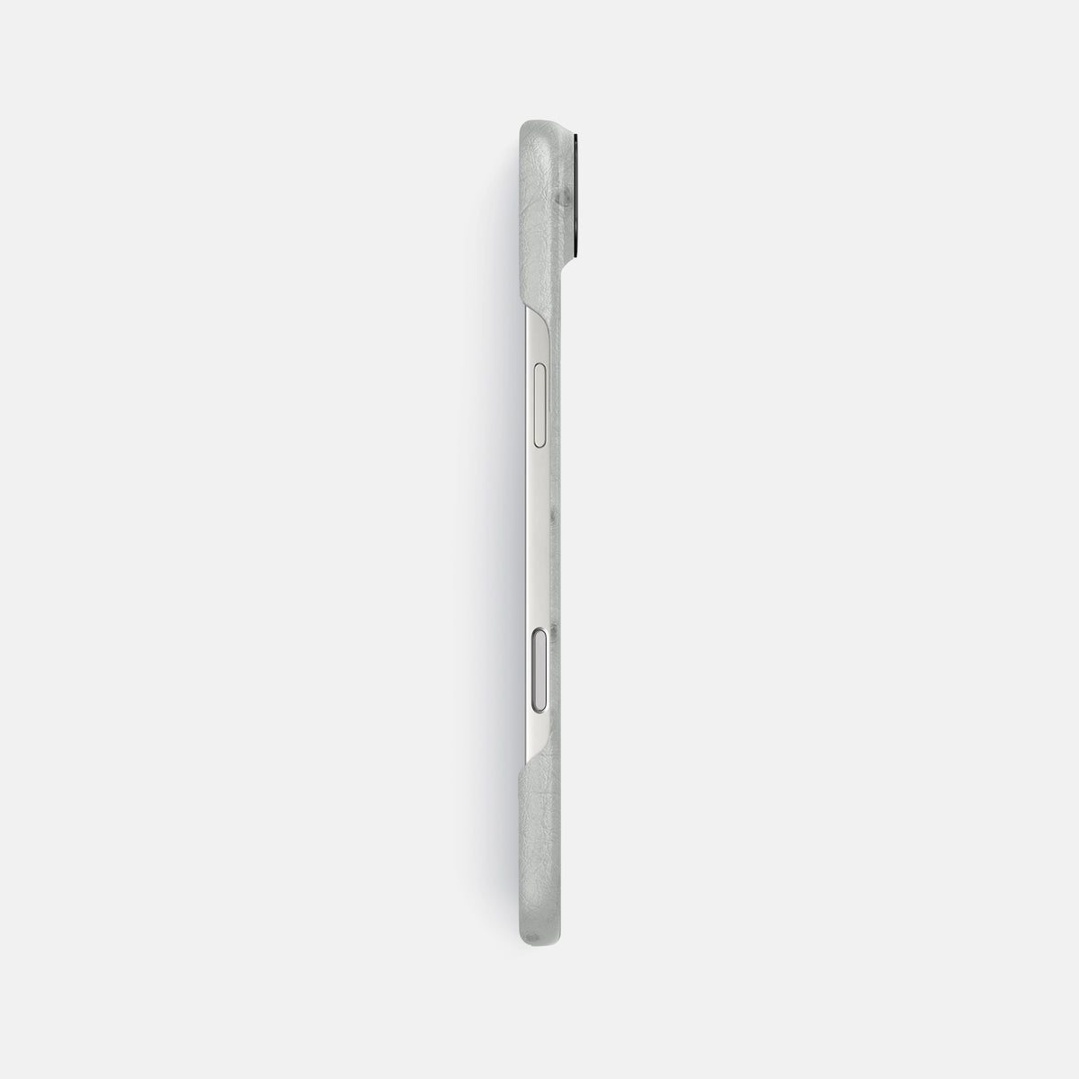 Classic Case For iPhone 17 Air In Ostrich -3 | White-Black