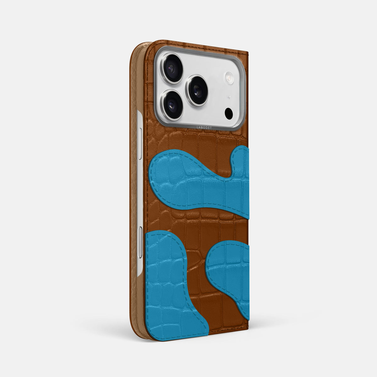 Camouflage Folio For iPhone 18 Pro Max In Alligator -1 | Honey-Steel