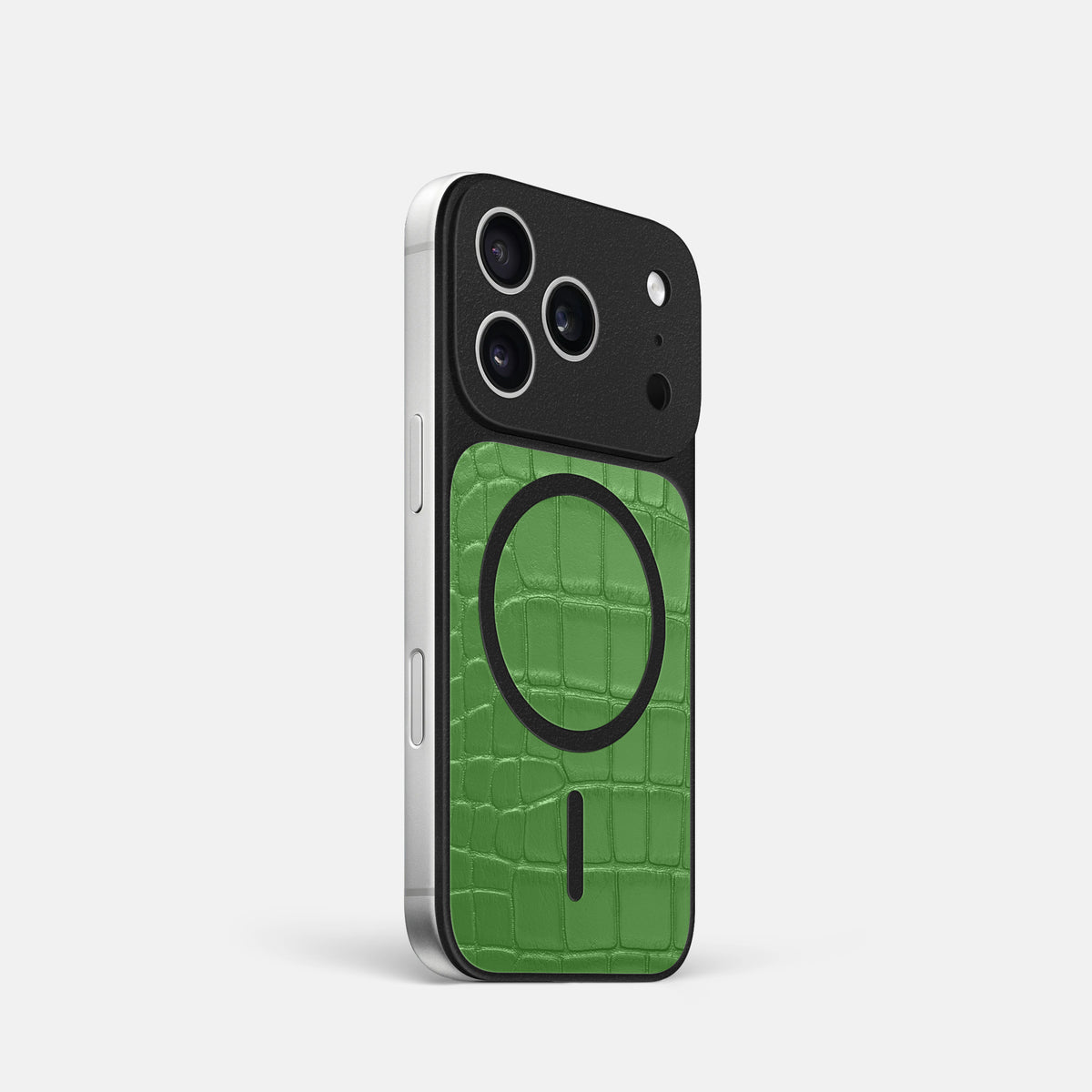 MagSafe Mask For iPhone 17 Pro In Alligator -2 | Apple-Green