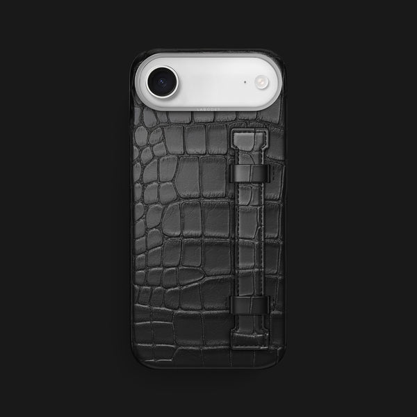Handle Case Edition Black For iPhone 17 Air In Alligator
