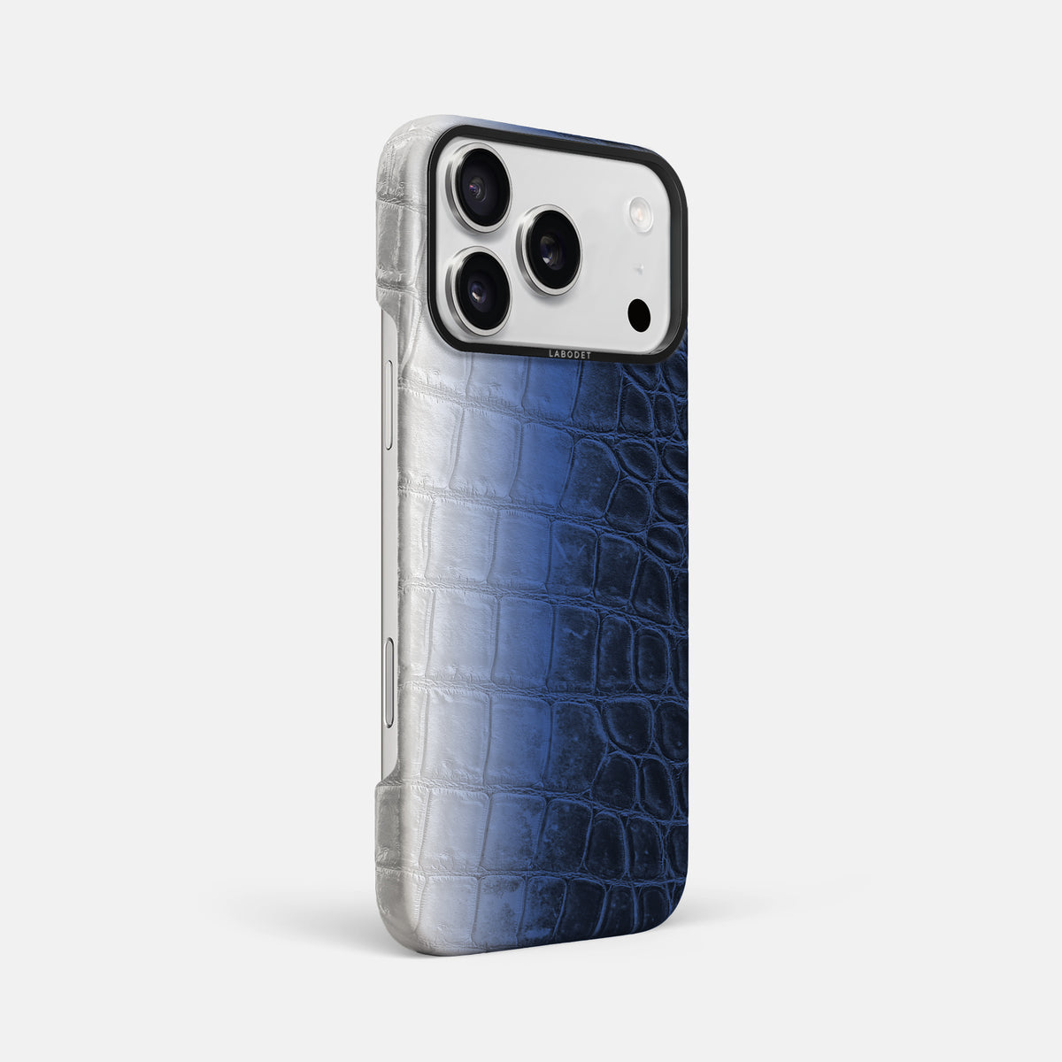 Classic Case For iPhone 17 Pro Max In Himalayan Crocodile -2 | Navy-Blue-Black