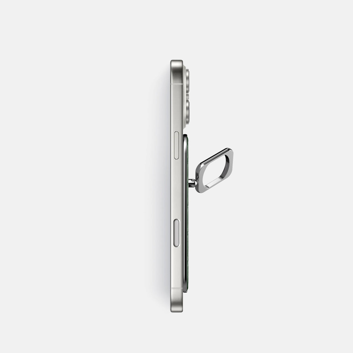 MagSafe Ring For iPhone 18 Pro In Calf -3 | Dark-Green-Steel