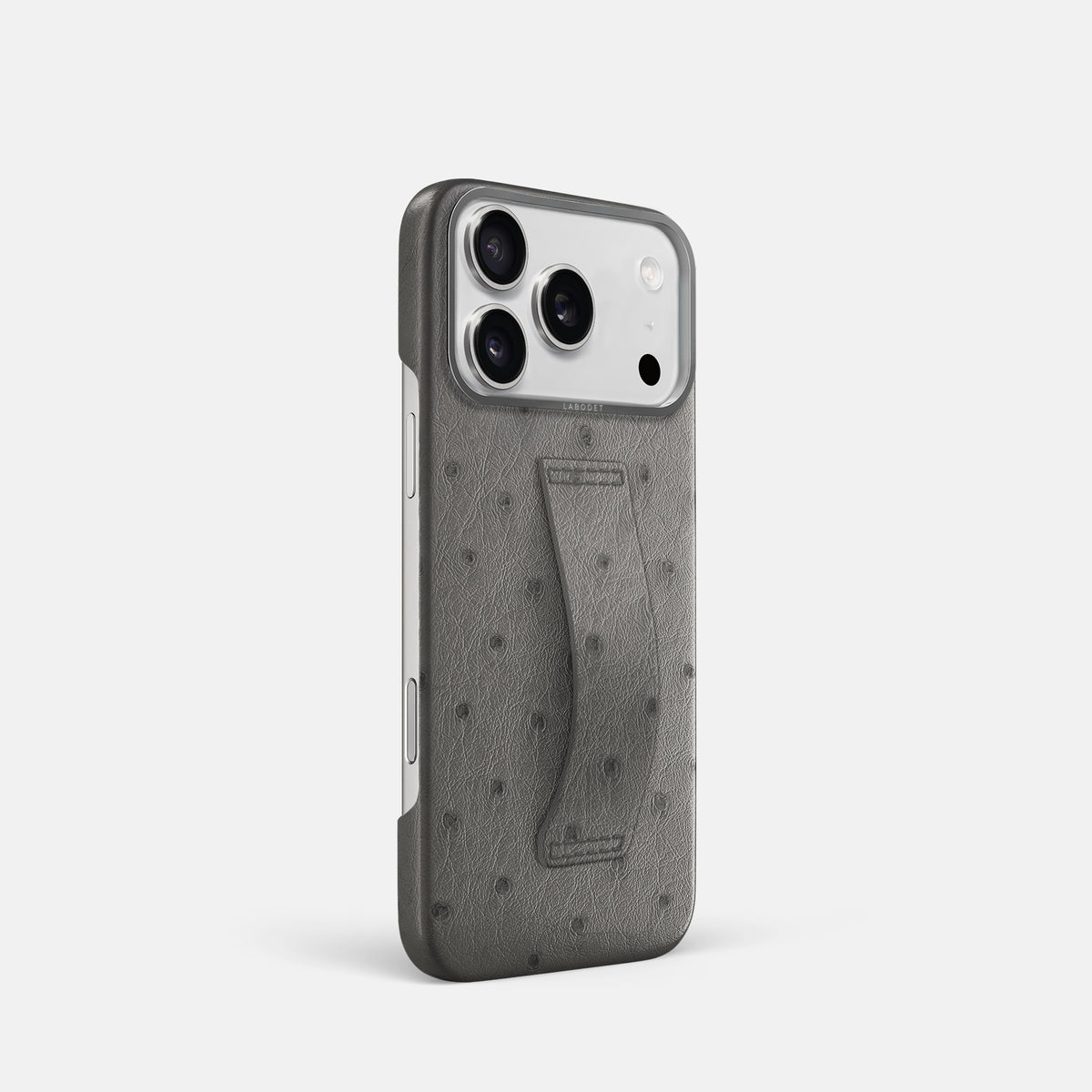 Finger Case For iPhone 17 Pro In Ostrich -2 | Grey-Steel