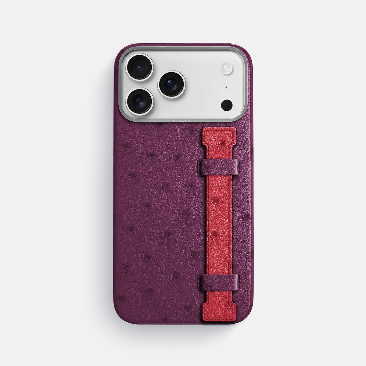 Handle Case Coloré For iPhone 18 Pro Max In Ostrich -1 | Purple-Steel