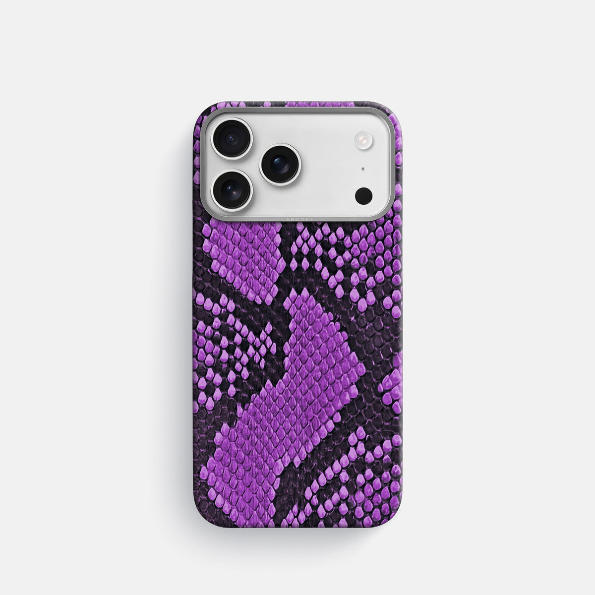 Classic Case For iPhone 18 Pro In Deluxe Python -1 | Purple-Steel
