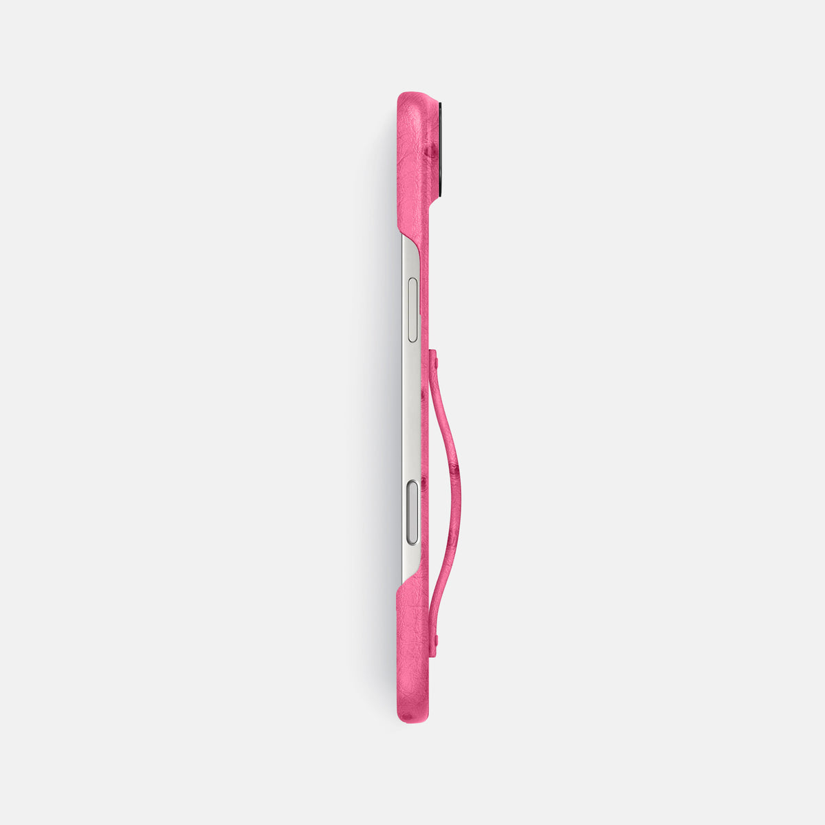 Finger Case For iPhone 17 Air In Ostrich -3 | Pink-Black