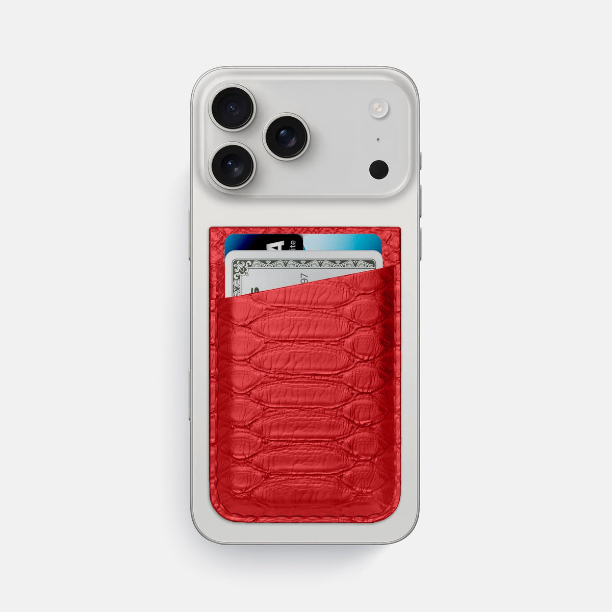 MagSafe Wallet For iPhone 18 Pro Max In Python -1 | Red