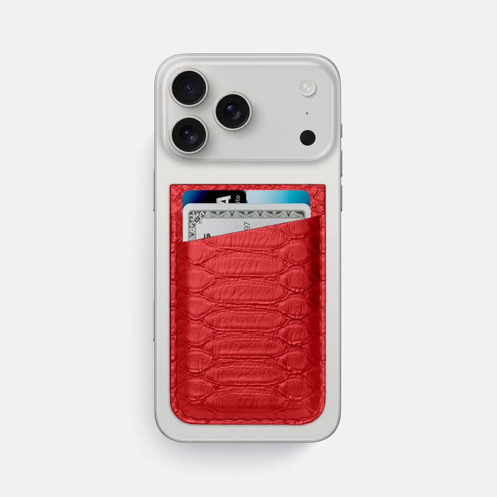 MagSafe Wallet For iPhone 18 Pro Max In Python -1 | Red
