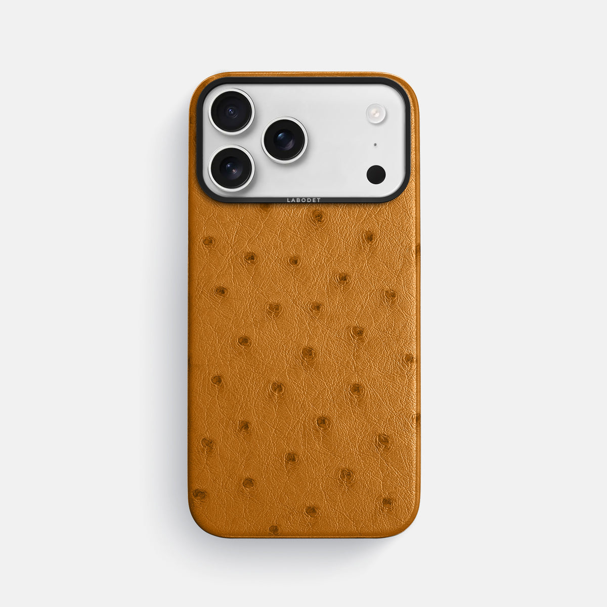 Classic Case For iPhone 17 Pro Max In Ostrich -1 | Chestnut-Black