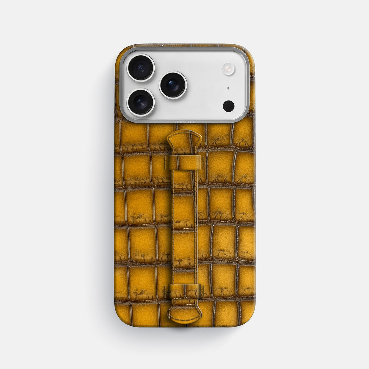 Center Handle For iPhone 18 Pro Max In Patina Alligator -1 | Sydney-Steel