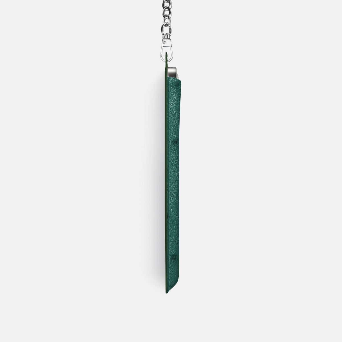Crossbody Bag For iPhone 18 Pro In Ostrich -4 | Forest-Green-Steel