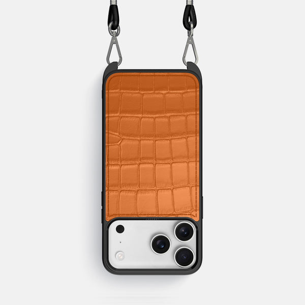 Crossbody Sport Case For iPhone 17 Pro In Alligator