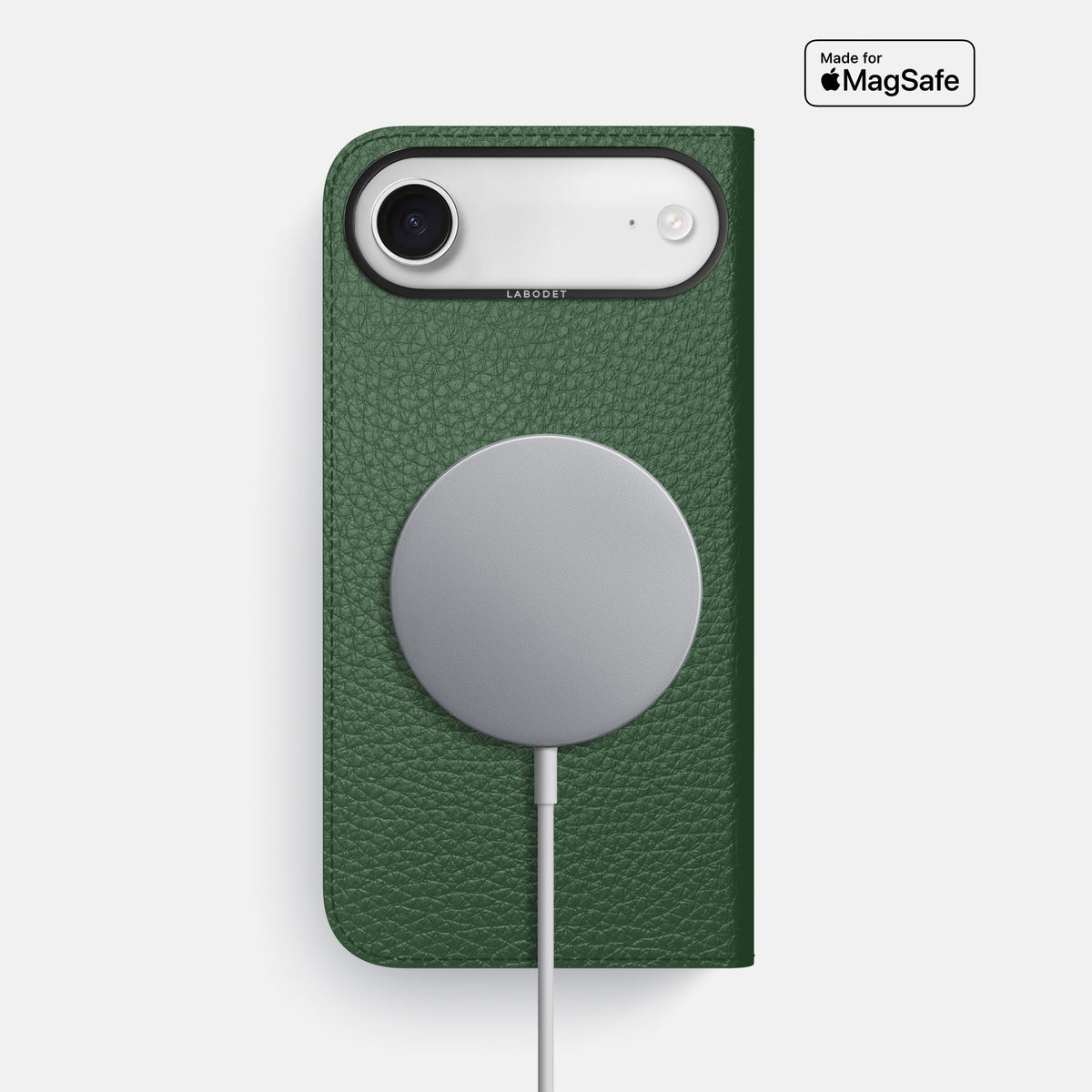 Folio Case For iPhone 17 Air In Calf -3 | Dark-Green-Black