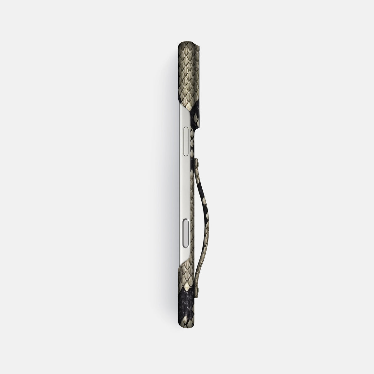 Finger Case For iPhone 17 Pro Max In Deluxe Python -3 | Savannah-Steel