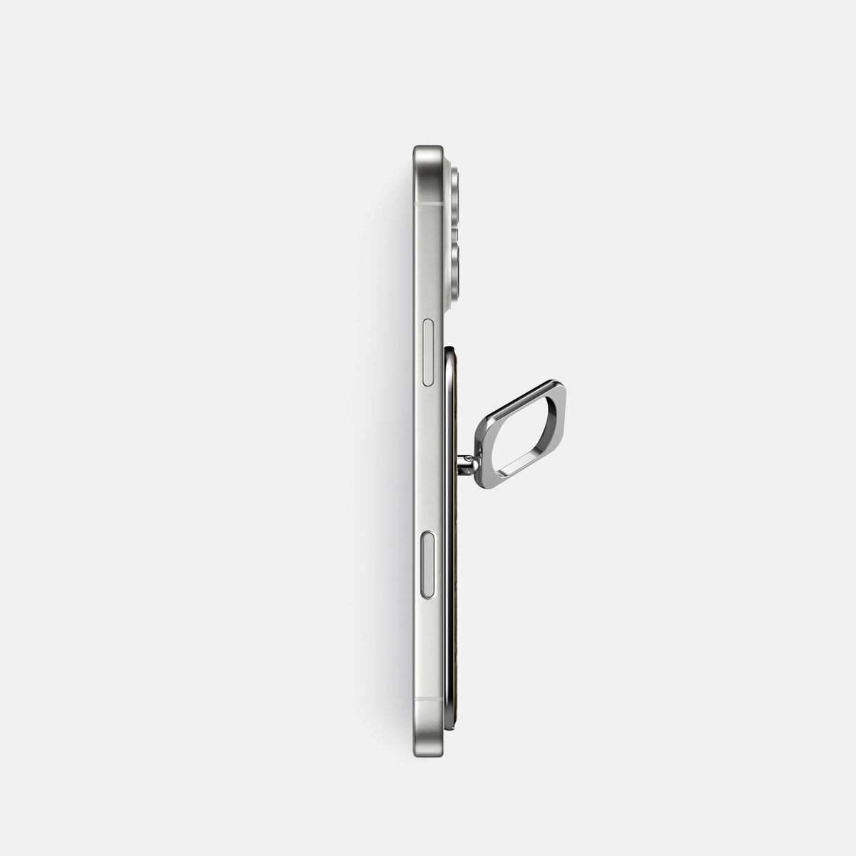 MagSafe Ring For iPhone 18 Pro In Porosus Crocodile -3 | Bronze-Steel