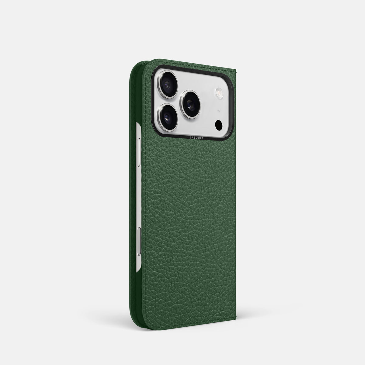 Folio Case For iPhone 17 Pro In Calf -1 | Dark-Green-Black