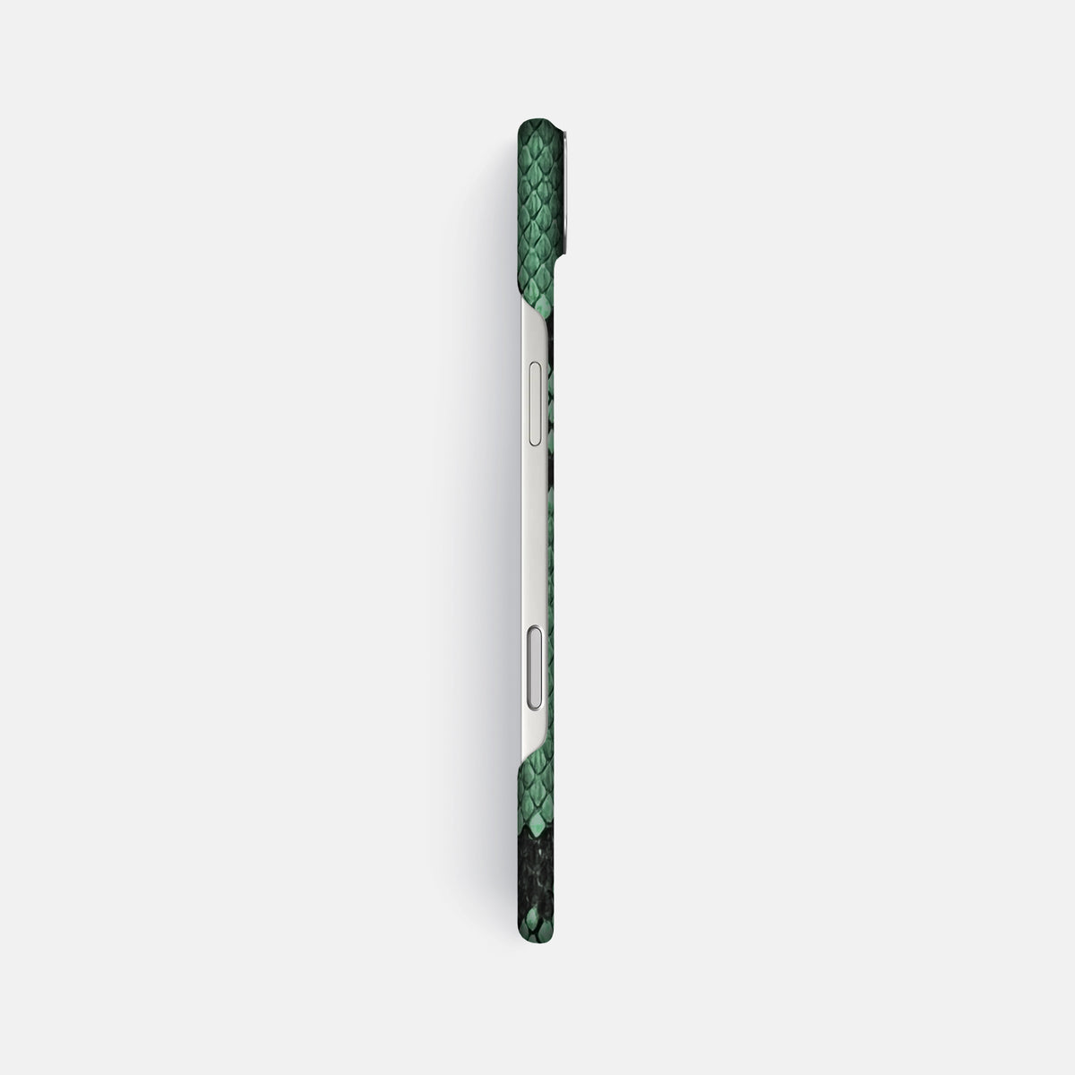Classic Case For iPhone 17 Air In Deluxe Python -3 | Forest-Green-Steel