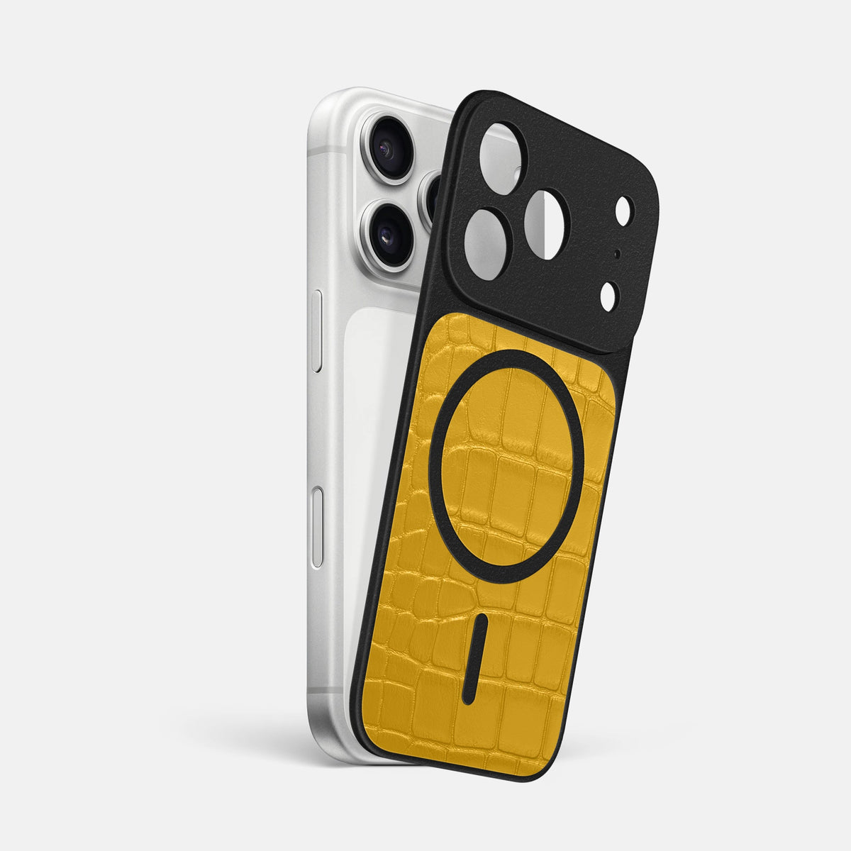 MagSafe Mask For iPhone 18 Pro Max In Alligator -1 | Yellow