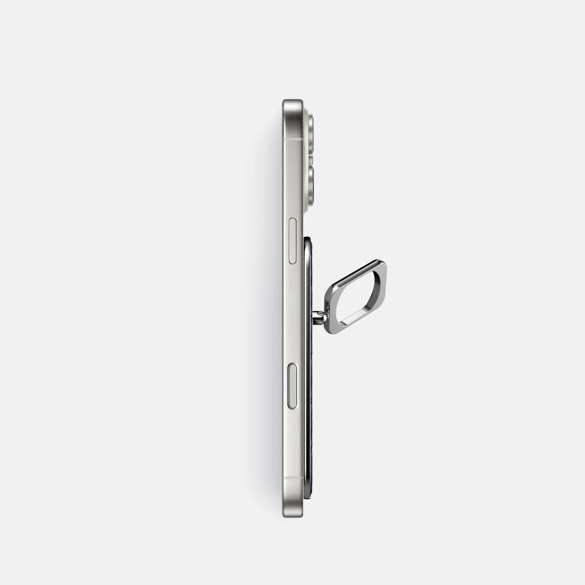 MagSafe Ring For iPhone 17 Pro In Porosus Crocodile -3 | Deep-Blue-Sea-Steel