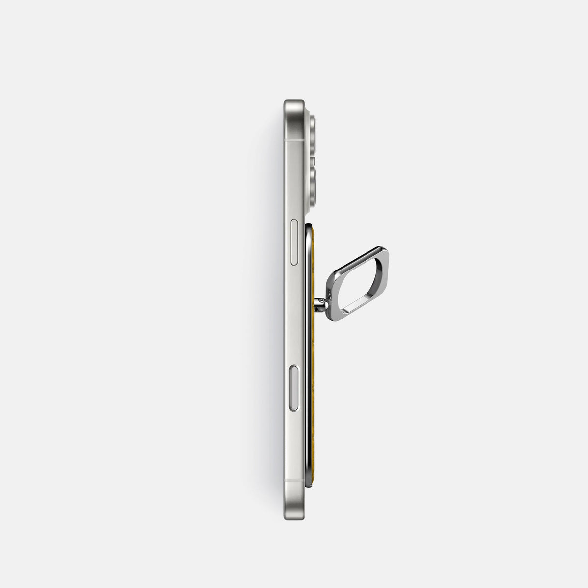 MagSafe Ring For iPhone 18 Pro In Alligator -3 | Yellow-Steel
