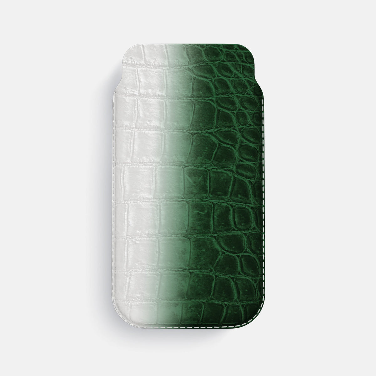 Pouch Case For iPhone 17 Pro Max In Himalayan Crocodile