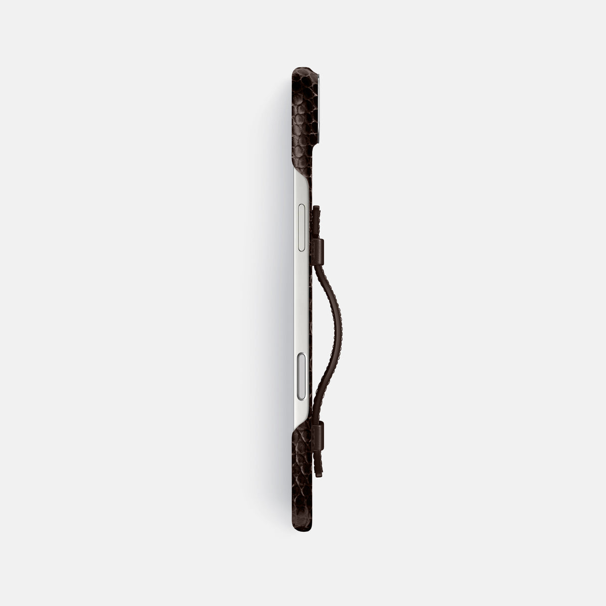Handle Case For iPhone 17 Air In Lizard -3 | Brown-Steel