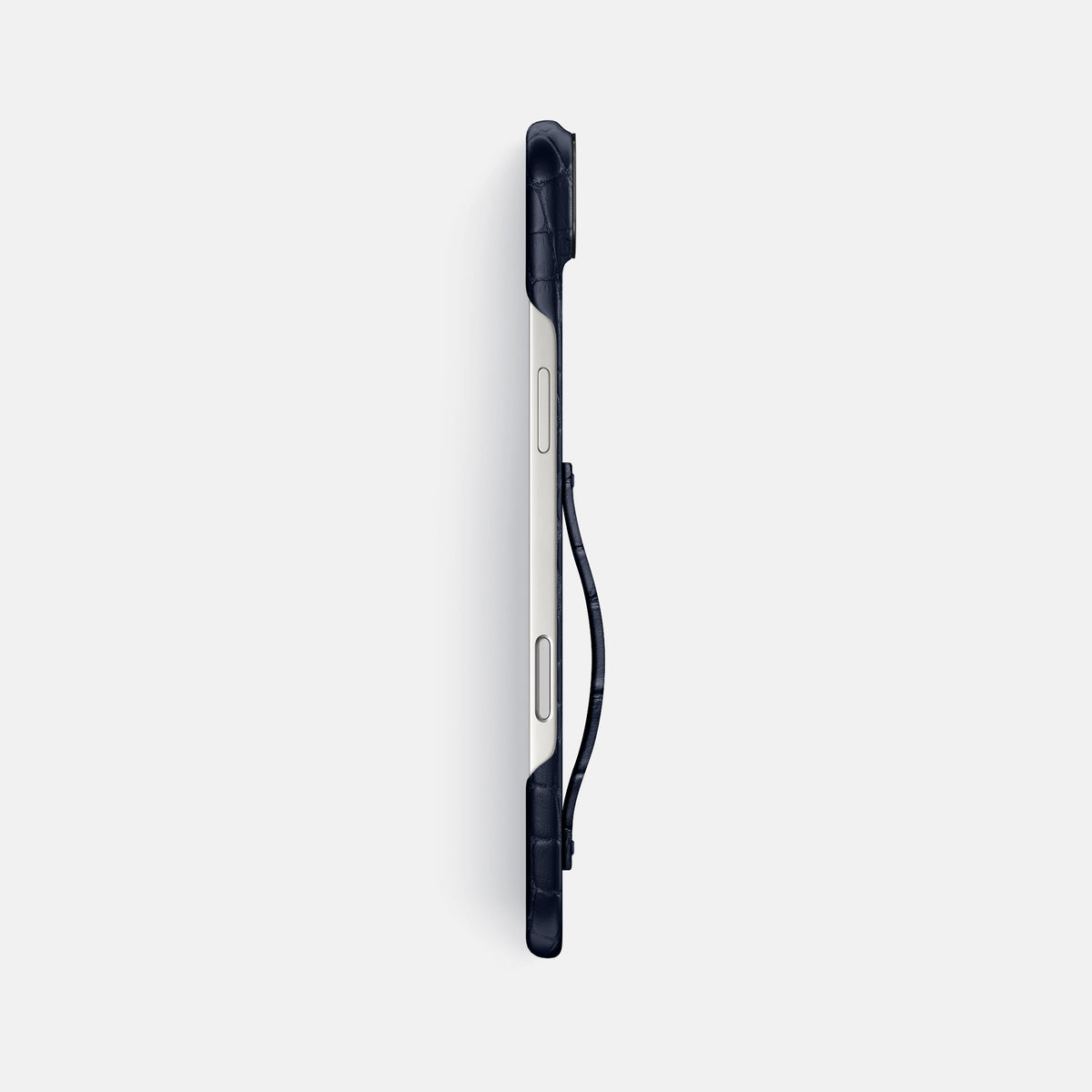 Finger Case For iPhone 17 Air In Alligator -3 | Navy-Blue-Black