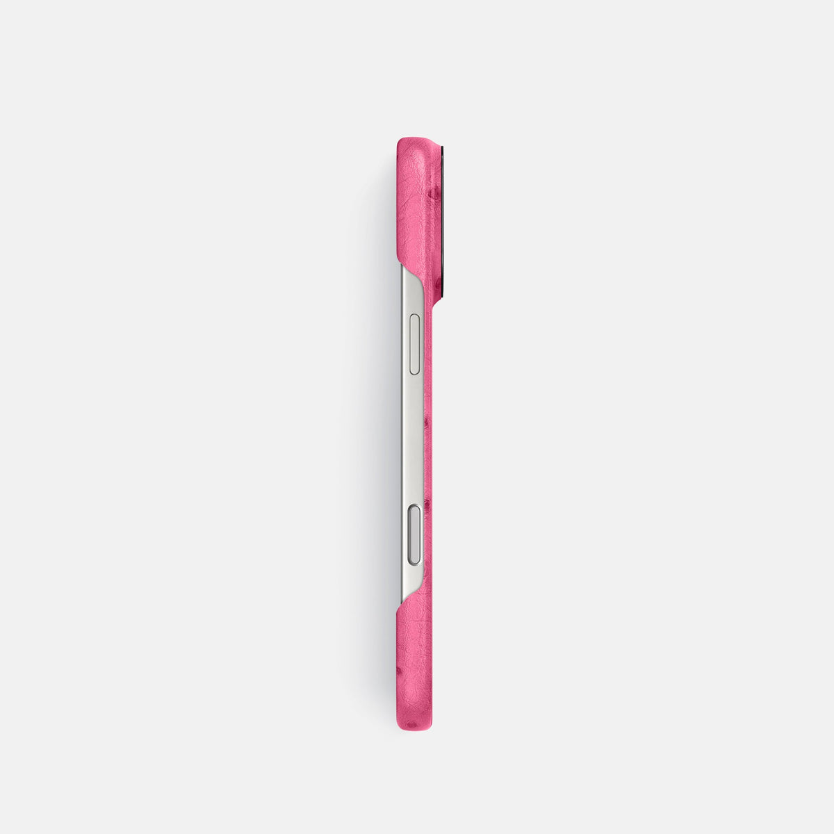 Classic Case For iPhone 18 Pro In Ostrich -3 | Pink-Black