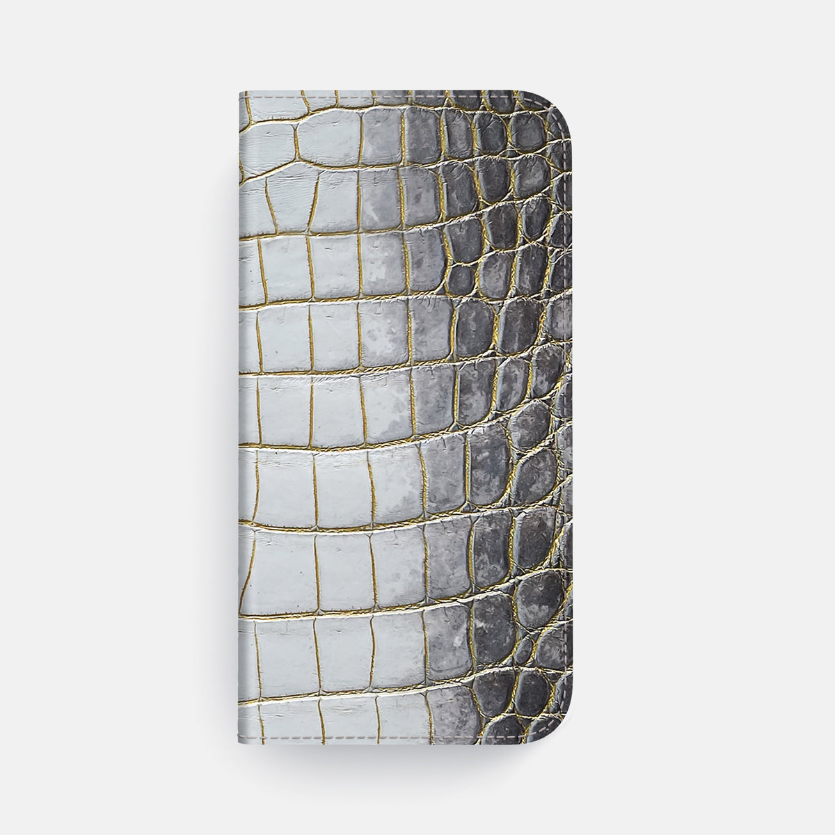 Folio Case For iPhone 17 Air In Himalayan Crocodile -4 | Gold-Gold