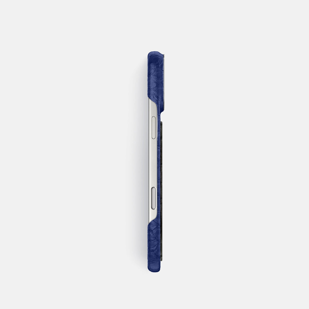 Classic Case With Carbon Dragon For iPhone 18 Pro In Python -3 | Royal-Blue-Steel