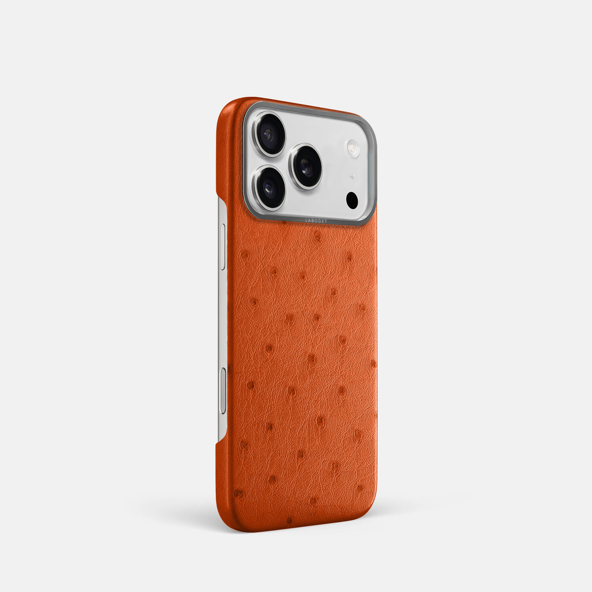 Classic Case For iPhone 17 Pro In Ostrich -2 | Orange-Steel