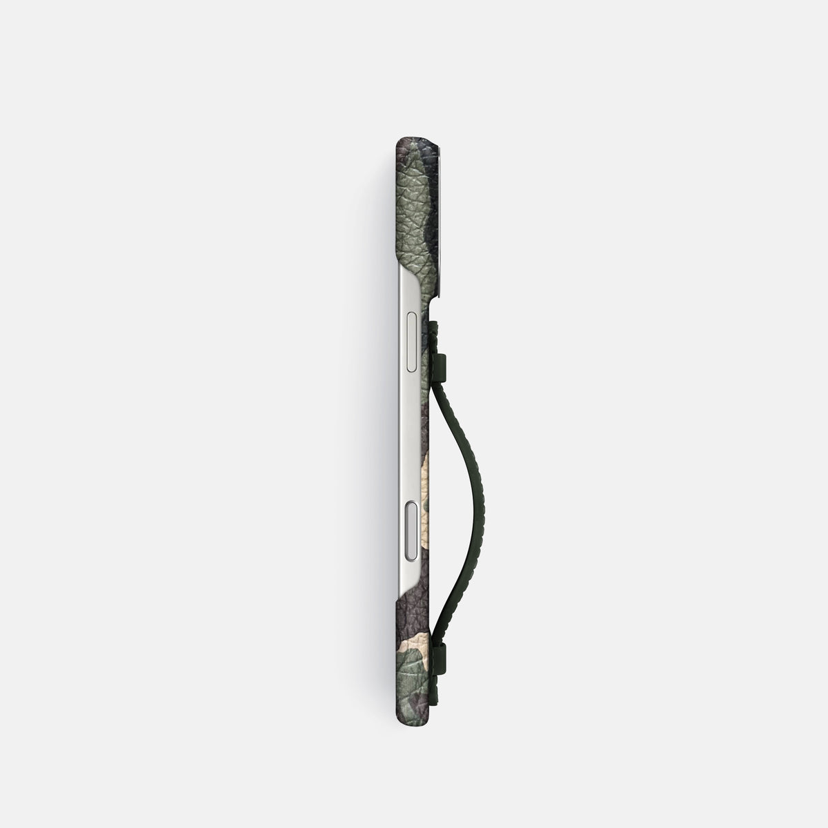 Center Handle For iPhone 17 Pro In Calf -2 | Camouflage-Steel