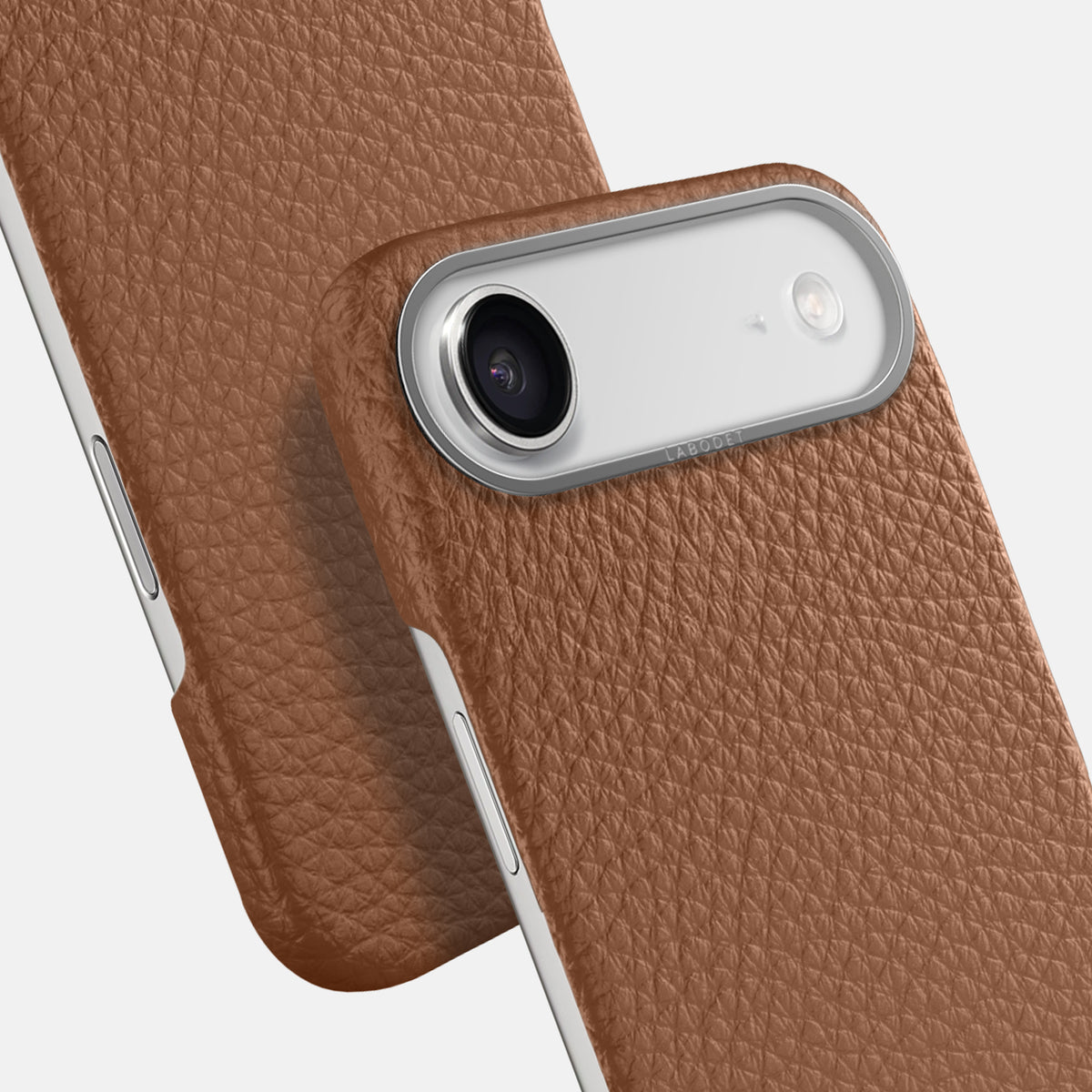 Classic Case For iPhone 17 Air In Calf -6 | Caramel-Steel