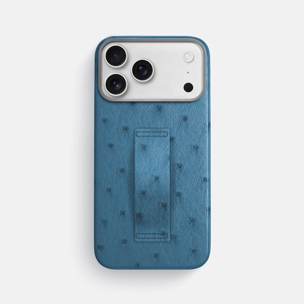 Finger Case For iPhone 18 Pro Max In Ostrich -1 | Blue-Jeans-Steel