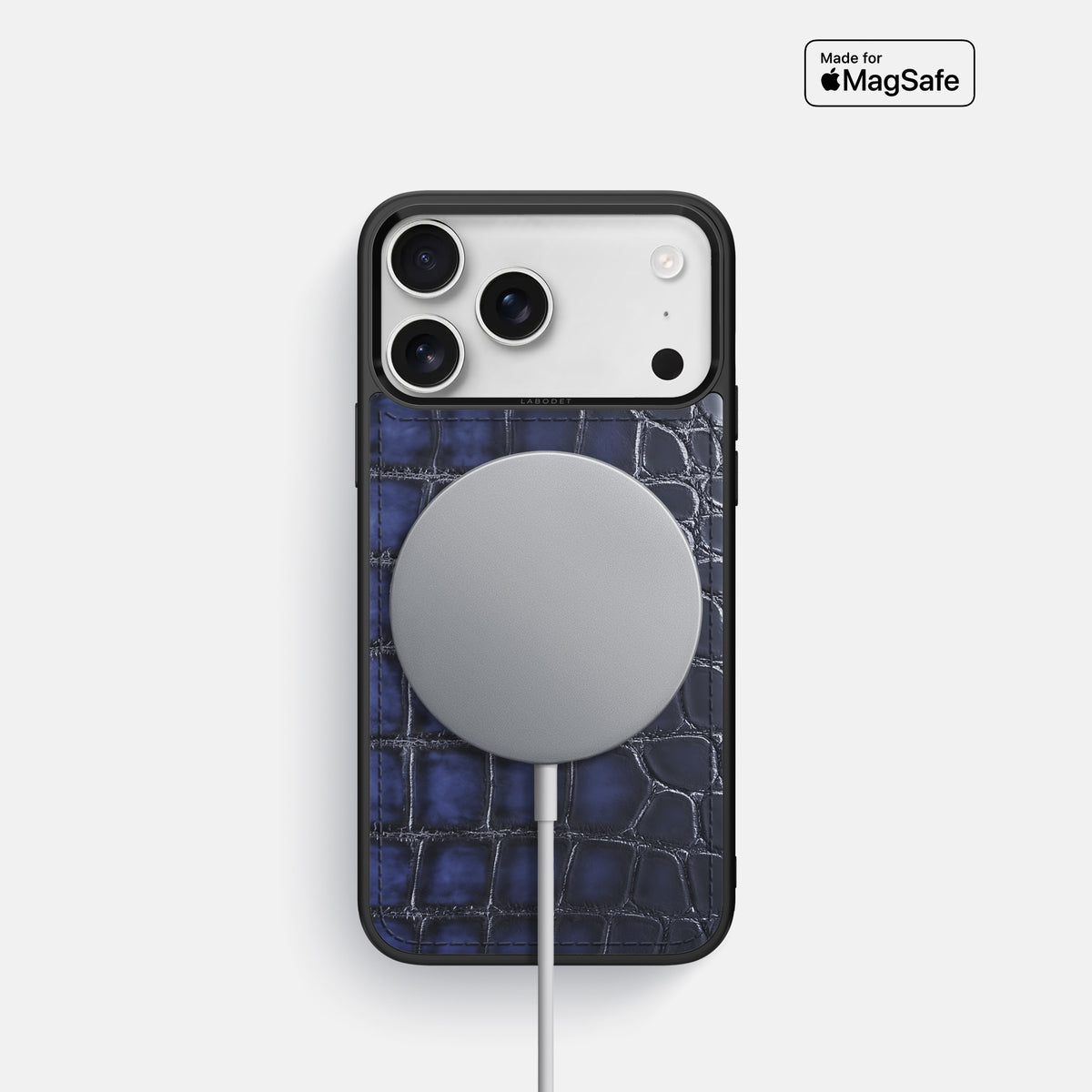 Sport Case For iPhone 17 Pro In Patina Alligator -5 | Havana-Blue