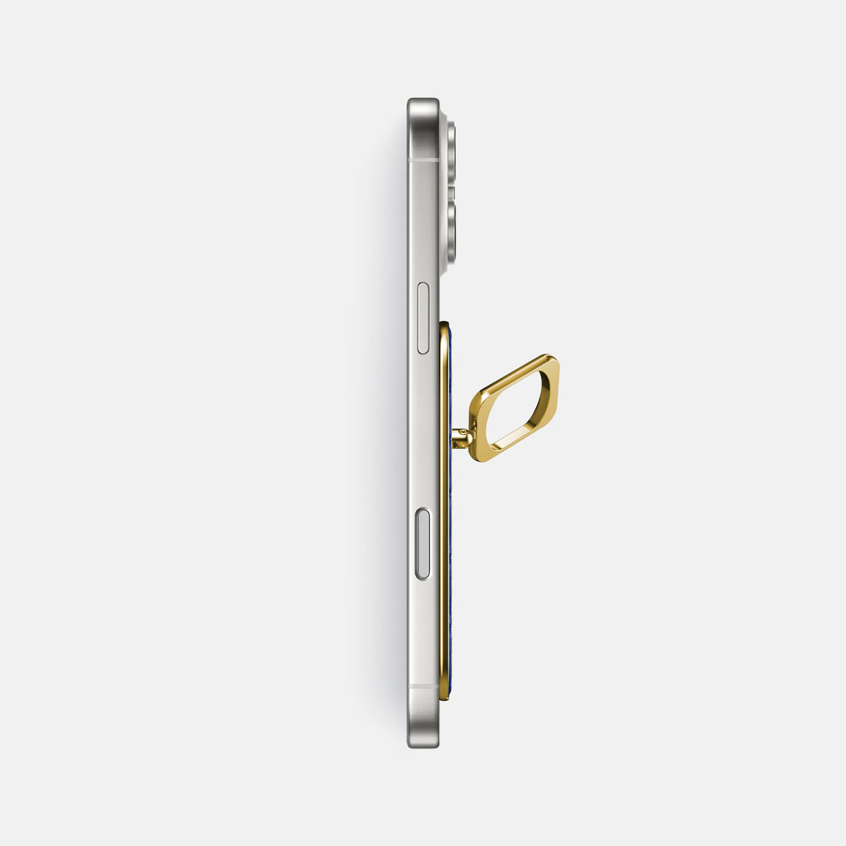 MagSafe Ring For iPhone 17 Pro Max In Alligator -3 | Royal-Blue-Gold