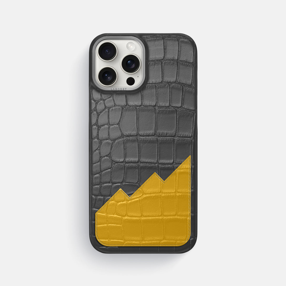 Classic Case With UpOnly For iPhone 16 Pro Max In Alligator -1 | Grey-Steel