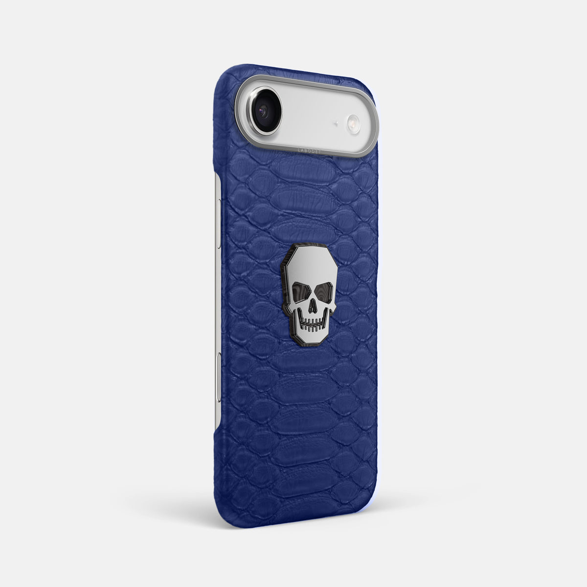 Classic Case With Titanium Skull For iPhone 17 Air In Python -2 | Royal-Blue-Steel