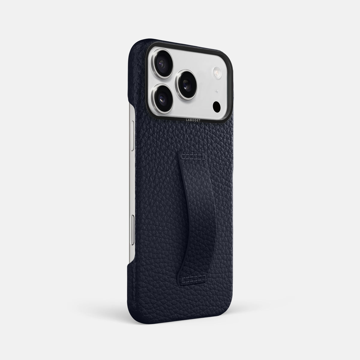 Finger Case For iPhone 17 Pro Max In Calf -2 | Marine-Black