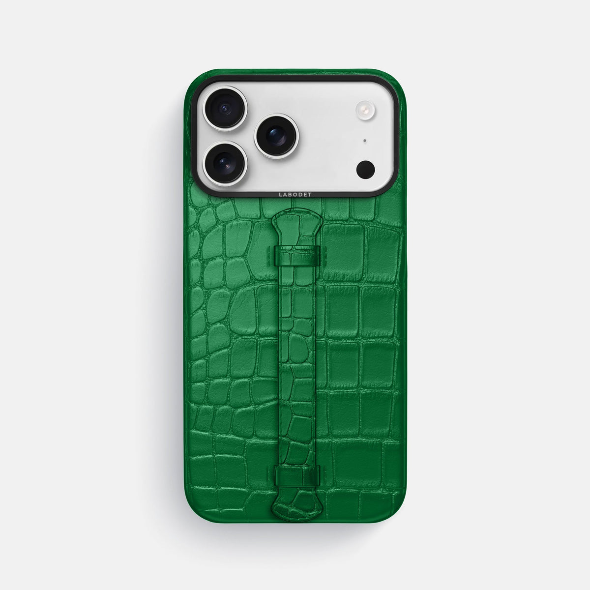 Center Handle For iPhone 18 Pro Max In Alligator -1 | Forest-Green-Black