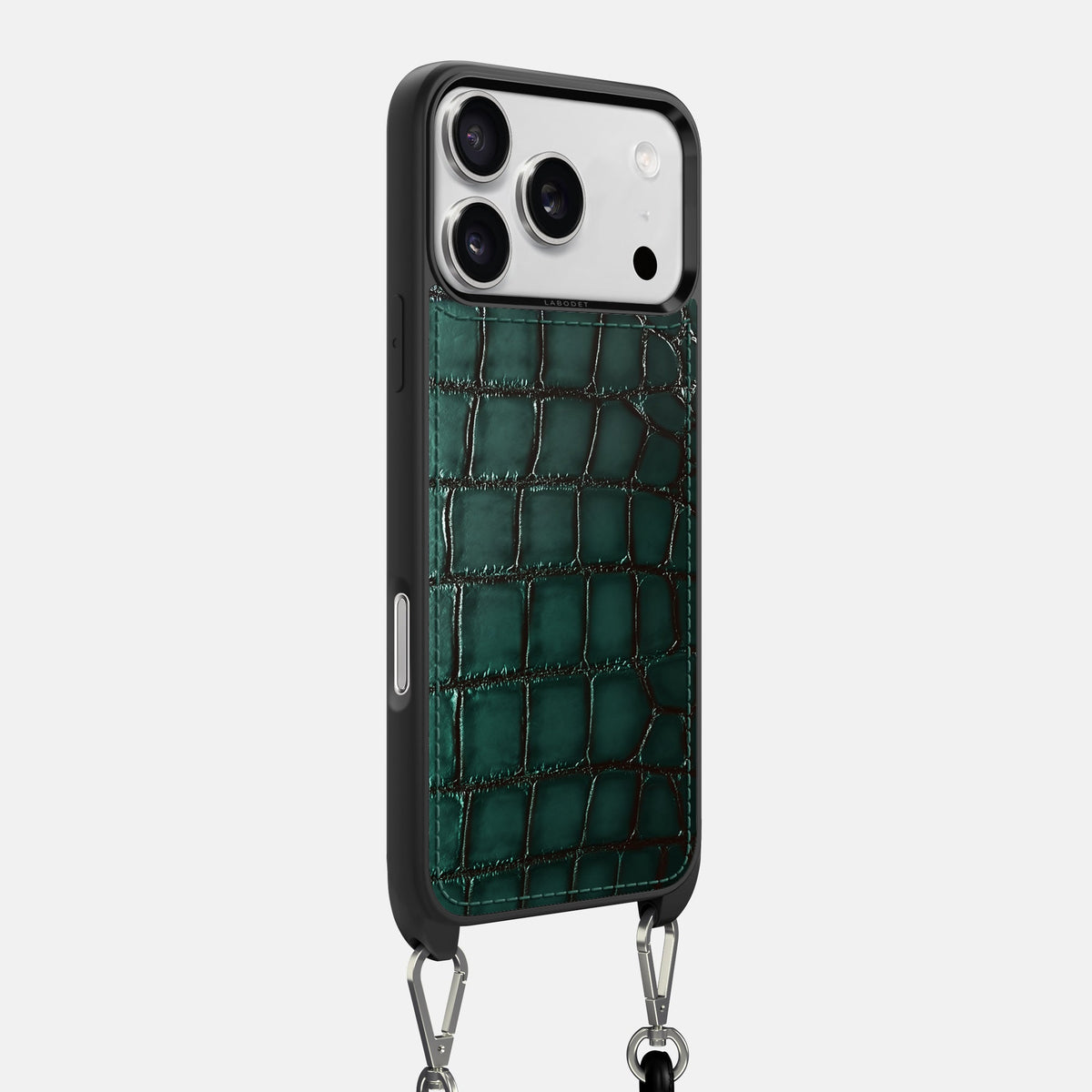 Crossbody Sport Case For iPhone 18 Pro Max In Patina Alligator -2 | Green
