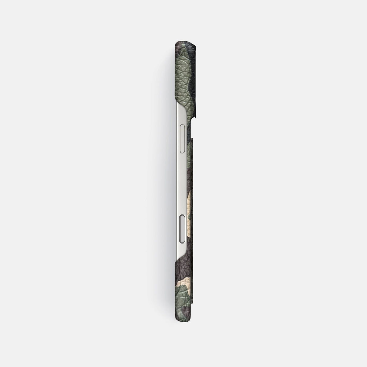 Classic Case With Carbon Dragon For iPhone 18 Pro Max In Calf -3 | Camouflage-Black