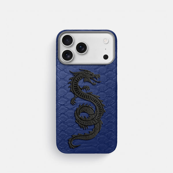 Classic Case With Carbon Dragon For iPhone 17 Pro In Python